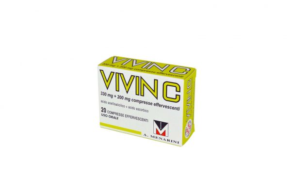 VIVIN C*20 cpr eff 330 mg + 200 mg