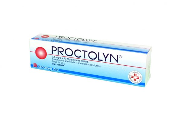 PROCTOLYN*crema rett 30 g 0,1 mg/g + 10 mg/g