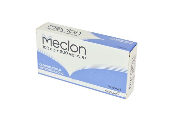 MECLON*10 ovuli vag 100 mg + 500 mg