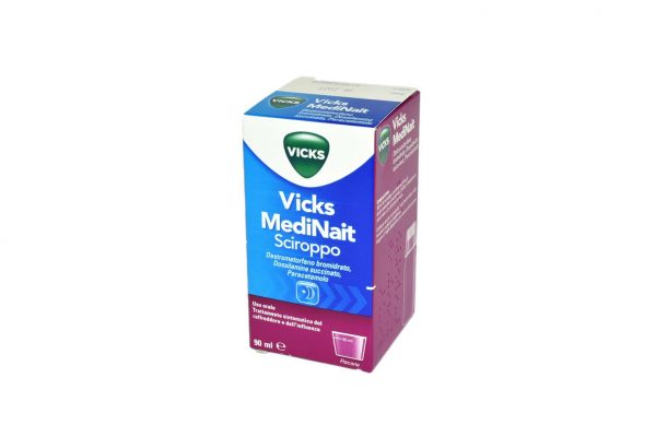 VICKS MEDINAIT*sciroppo 0,5 mg/ml + 0,25 mg/ml + 20 mg/ml 90ml