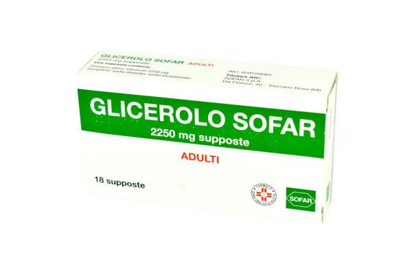 GLICEROLO (ALFASIGMA)*AD 18 supp 2.250 mg