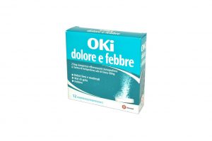 OKI DOLORE E FEBBRE*12 cpr eff 25 mg