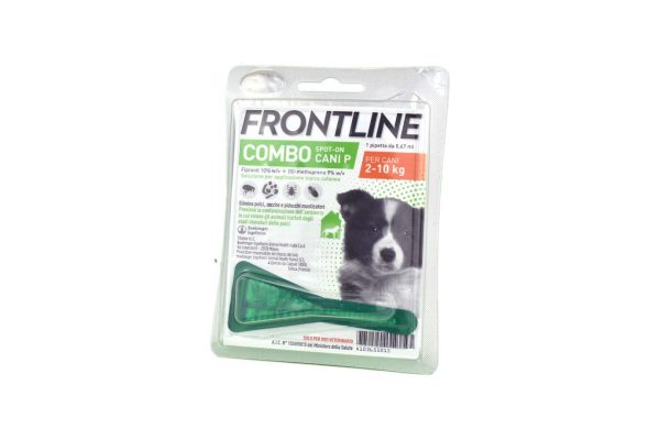 FRONTLINE COMBO SPOT-ON CANI P*soluz 1 pipetta 0,67 ml 67 mg+ 60,3 mg cani da 2 a 10 Kg