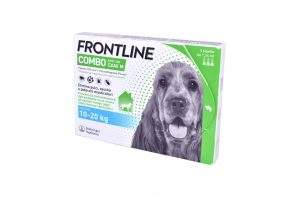 FRONTLINE COMBO SPOT-ON CANI M*soluz 3 pipette 1,34 ml 134 mg + 120,6 mg cani da 10 a 20 Kg