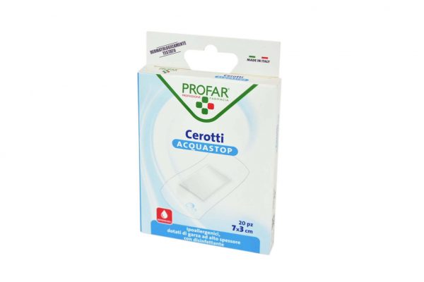 CEROTTO ACQUASTOP GRANDI 7X3 CM PROFAR 20 PEZZI