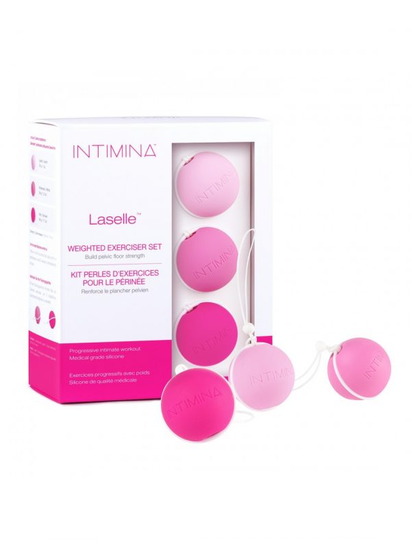 SFERA PER ESERCIZI DEL PAVIMENTO PELVICO KEGEL LASELLE KIT 3PEZZI