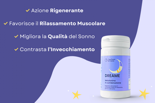 DREAME melatonina 60 COMPRESSE - immagine 3