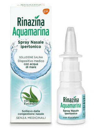 RINAZINA AQUAMARINA SPRAY NASALE IPERTONICO CON EUCALIPTO 20ML