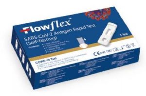 TEST ANTIGENICO RAPIDO COVID-19 FLOWFLEX AUTODIAGNOSTICO DETERMINAZIONE QUALITATIVA ANTIGENI SARS-COV-2 IN TAMPONI NASALI MEDIANTE IMMUNOCROMATOGRAFIA PROVETTA CON ALLUMINIO