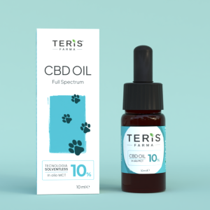 TERIS VET CBD OIL – Olio di CBD 10% 10ml per Animali